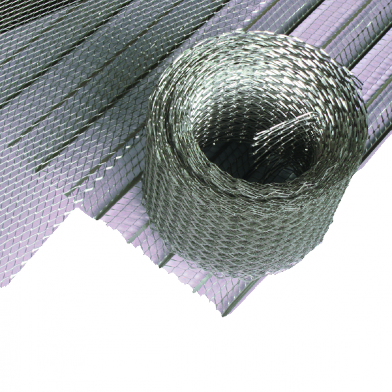 Expanded metal shop roll