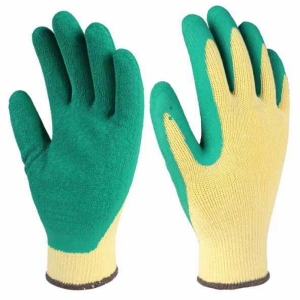 Gloves Latex (Green/Yellow)